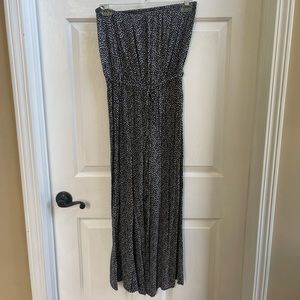 Black and white jumpsuit